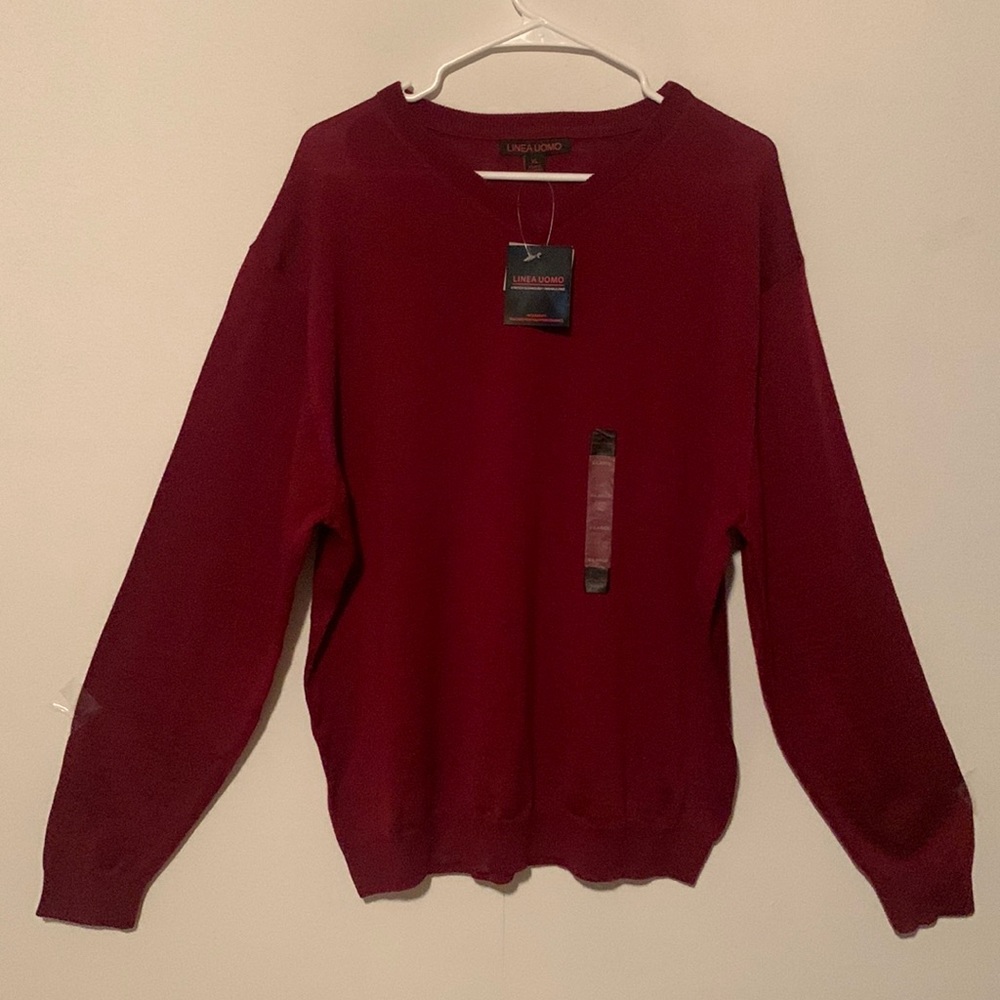 Linea Uomo Men’s Knit Sweater NWT